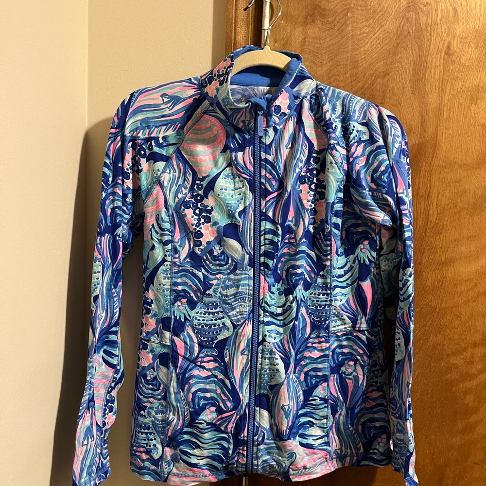 Lilly Pulitzer Luxletic Zip Up Top